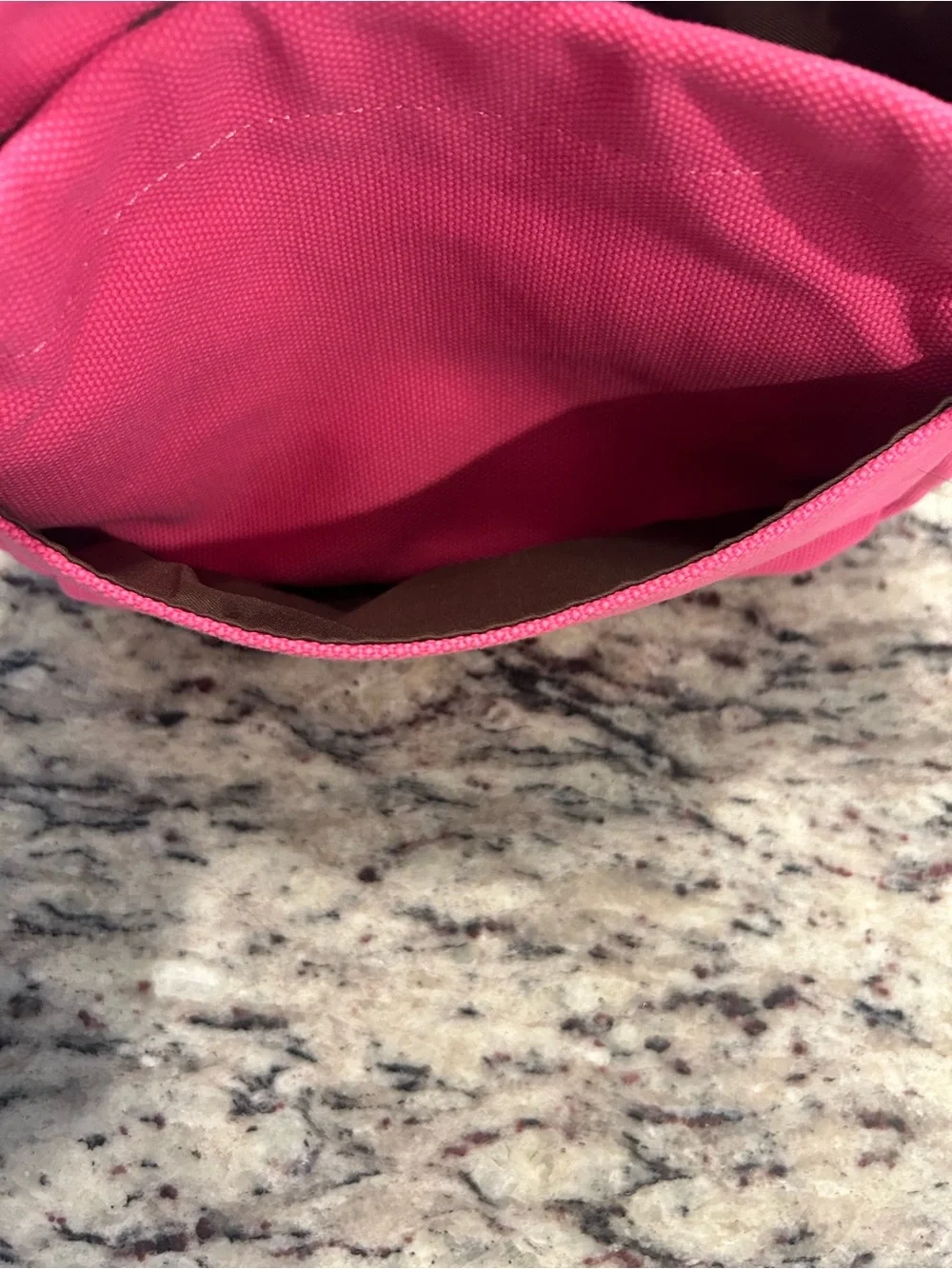 Vercord Pink Canvas Bag Organized